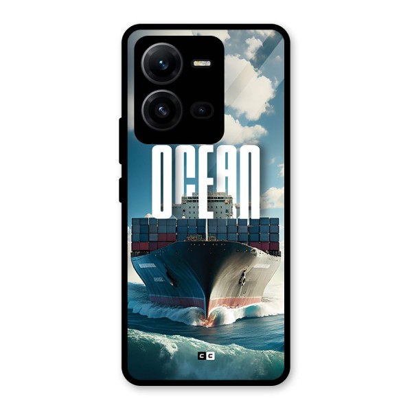 Ocean Life Glass Back Case for Vivo V25