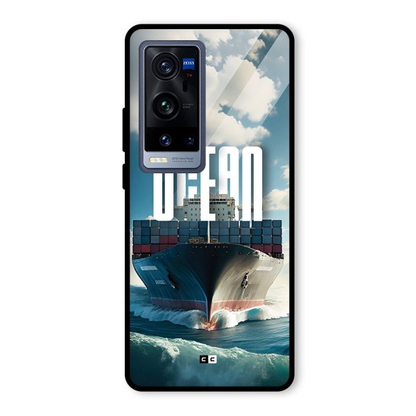 Ocean Life Glass Back Case for Vivo X60 Pro Plus