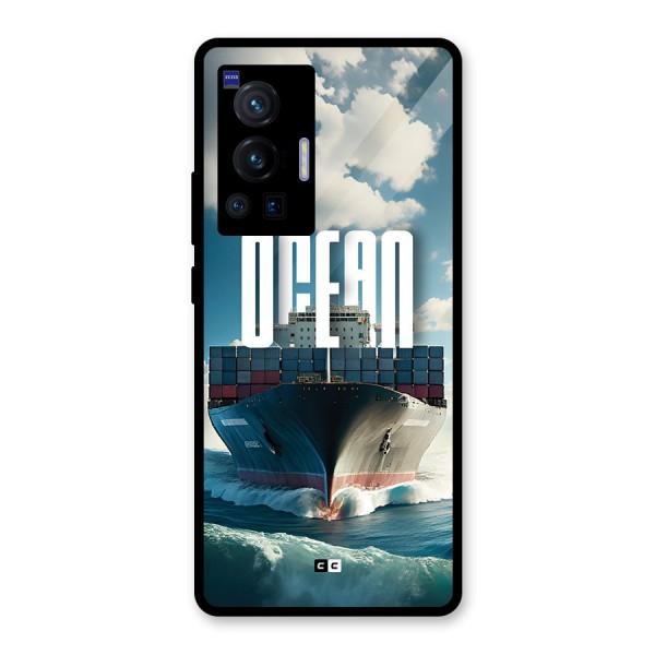 Ocean Life Glass Back Case for Vivo X70 Pro