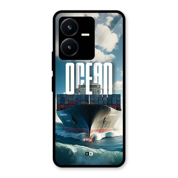 Ocean Life Glass Back Case for Vivo Y22