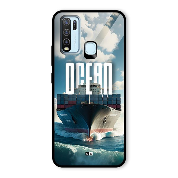 Ocean Life Glass Back Case for Vivo Y30