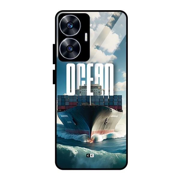 Ocean Life Glass Back Case for realme C55