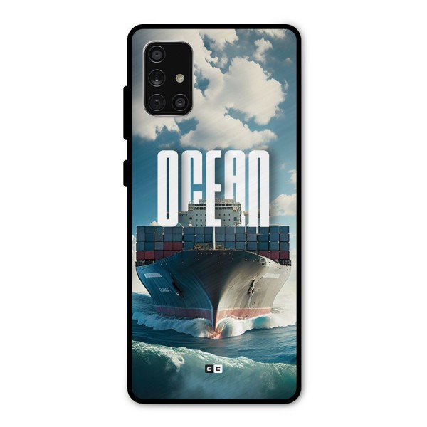 Ocean Life Metal Back Case for Galaxy A71