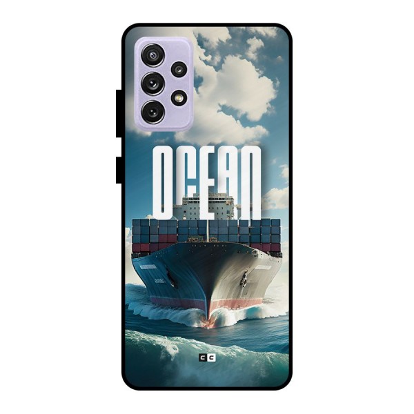 Ocean Life Metal Back Case for Galaxy A72