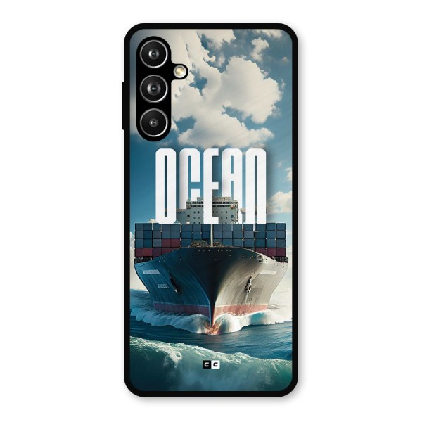 Ocean Life Metal Back Case for Galaxy F54