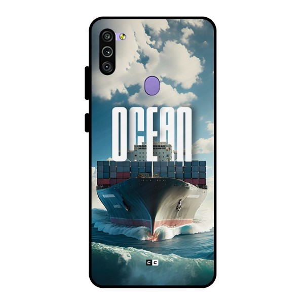 Ocean Life Metal Back Case for Galaxy M11