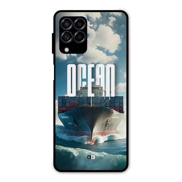 Ocean Life Metal Back Case for Galaxy M53 5G
