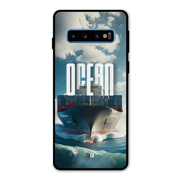 Ocean Life Metal Back Case for Galaxy S10