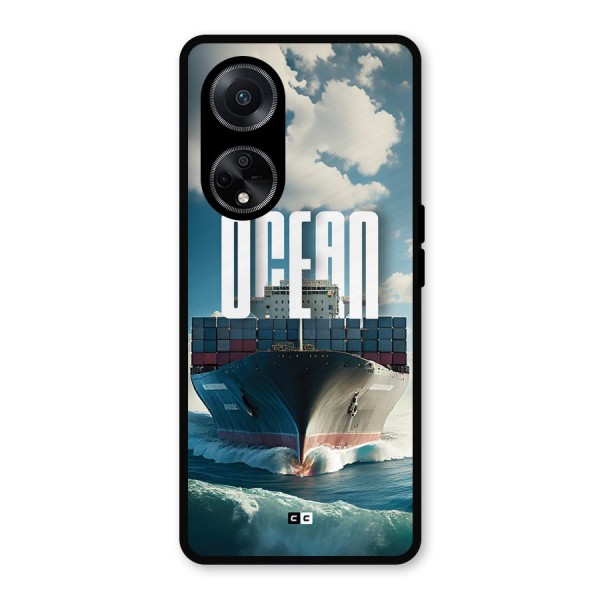 Ocean Life Metal Back Case for Oppo F23