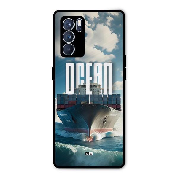 Ocean Life Metal Back Case for Oppo Reno6 Pro 5G