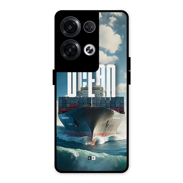 Ocean Life Metal Back Case for Oppo Reno8 Pro 5G