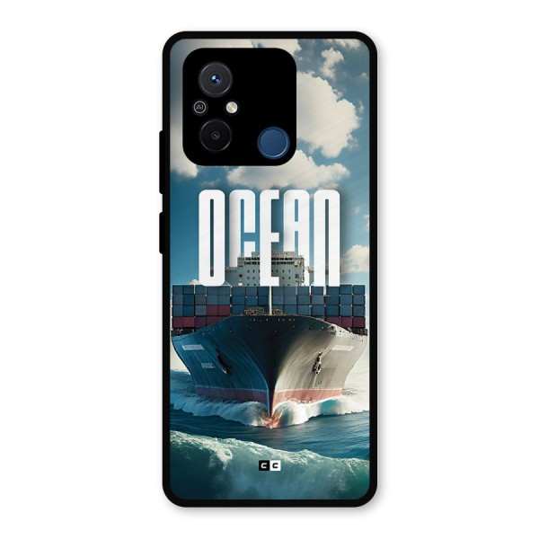 Ocean Life Metal Back Case for Poco C55