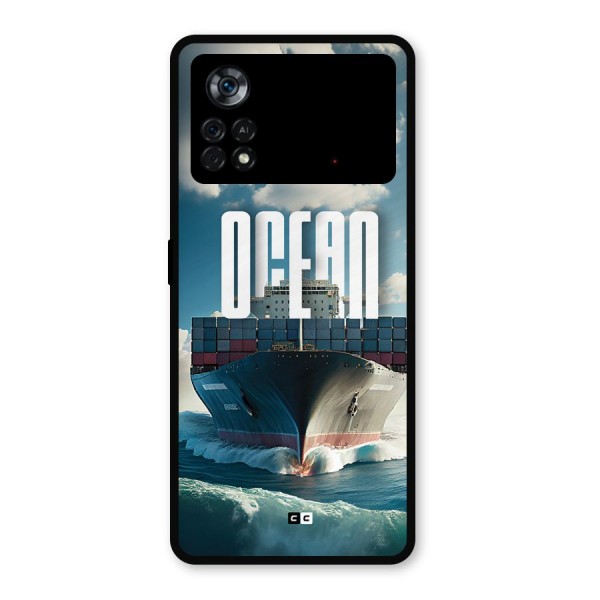 Ocean Life Metal Back Case for Poco X4 Pro 5G