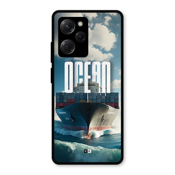 Ocean Life Metal Back Case for Poco X5 Pro