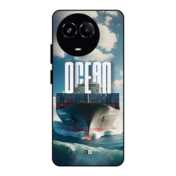 Ocean Life Metal Back Case for Realme 11X