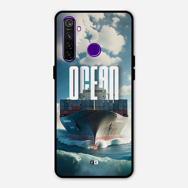 Ocean Life Metal Back Case for Realme 5 Pro