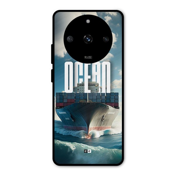 Ocean Life Metal Back Case for Realme Narzo 60 5G