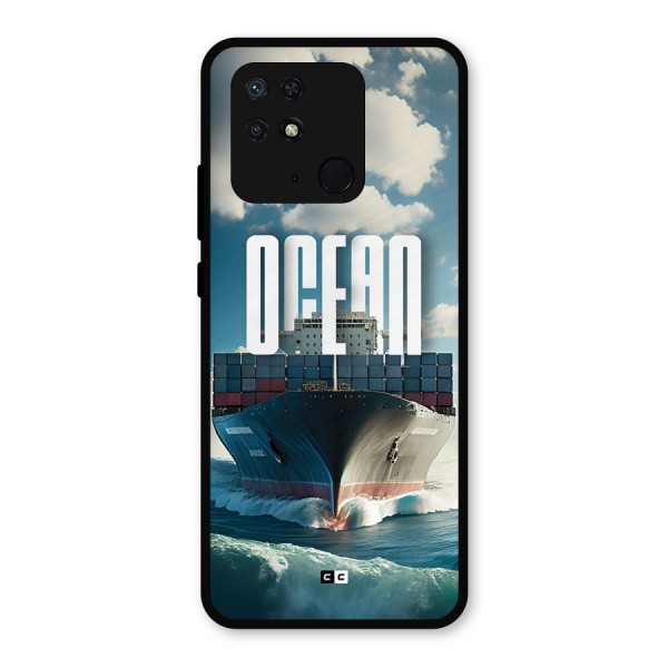 Ocean Life Metal Back Case for Redmi 10