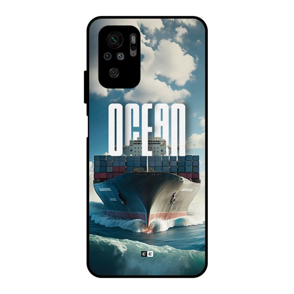 Ocean Life Metal Back Case for Redmi Note 10