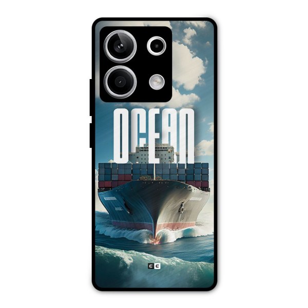 Ocean Life Metal Back Case for Redmi Note 13 5G