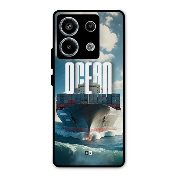 Ocean Life Metal Back Case for Redmi Note 13 Pro 5G