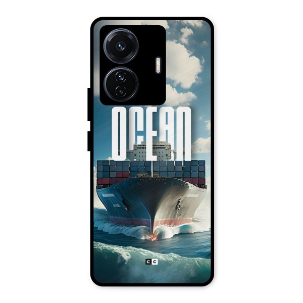 Ocean Life Metal Back Case for Vivo T1 Pro