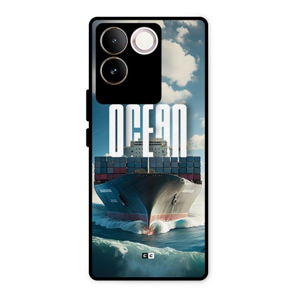 Ocean Life Metal Back Case for Vivo T2 Pro