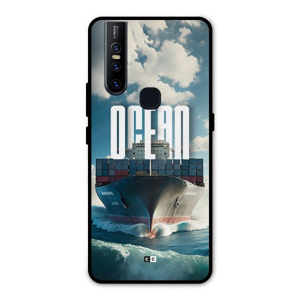 Ocean Life Metal Back Case for Vivo V15