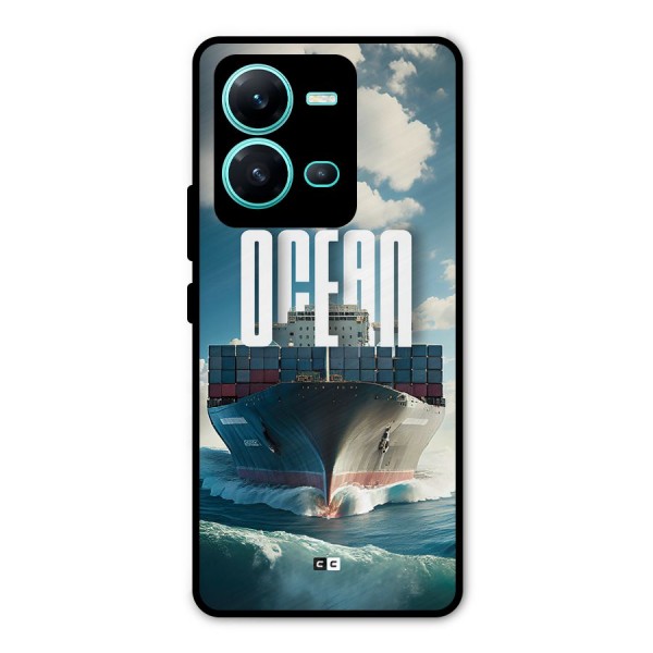 Ocean Life Metal Back Case for Vivo V25