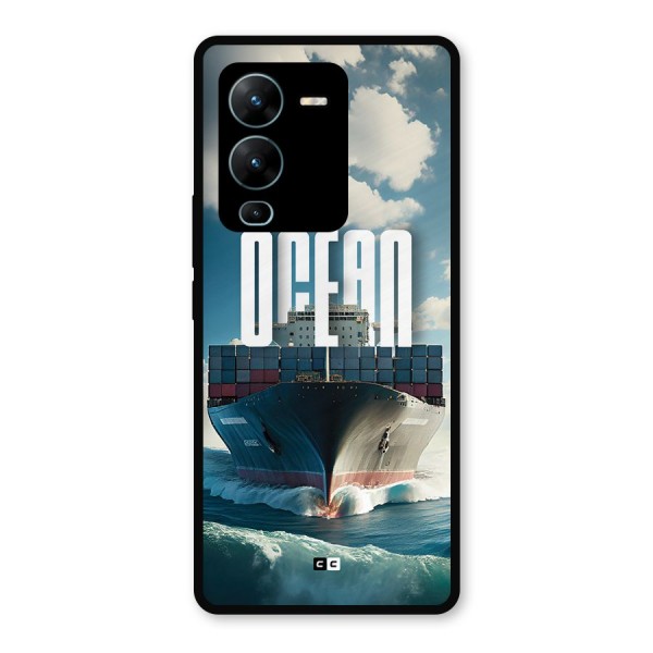 Ocean Life Metal Back Case for Vivo V25 Pro