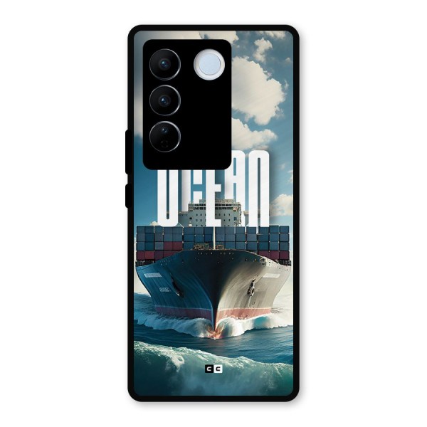 Ocean Life Metal Back Case for Vivo V27 Pro