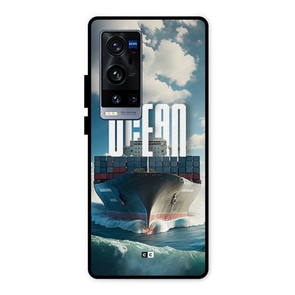 Ocean Life Metal Back Case for Vivo X60 Pro Plus