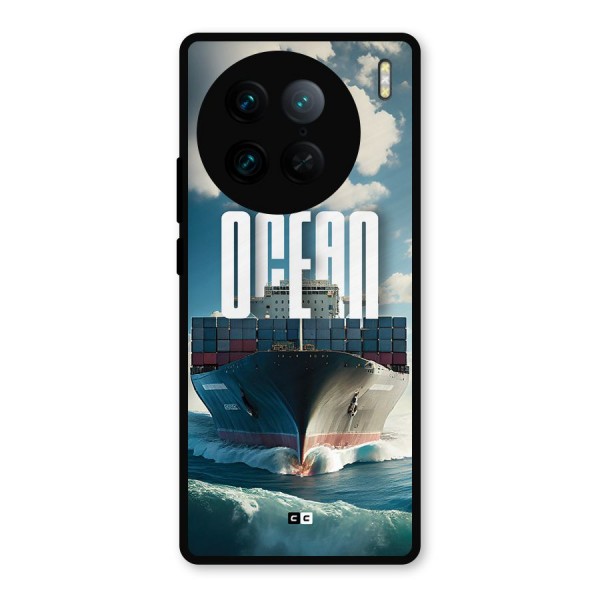 Ocean Life Metal Back Case for Vivo X90 Pro