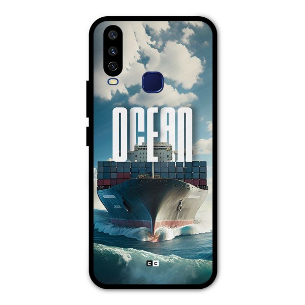 Ocean Life Metal Back Case for Vivo Y12