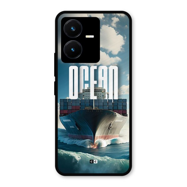 Ocean Life Metal Back Case for Vivo Y22s