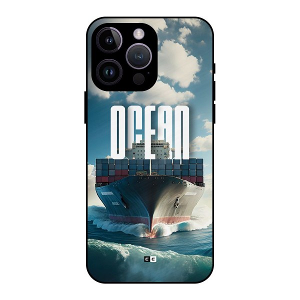 Ocean Life Metal Back Case for iPhone 14 Pro Max