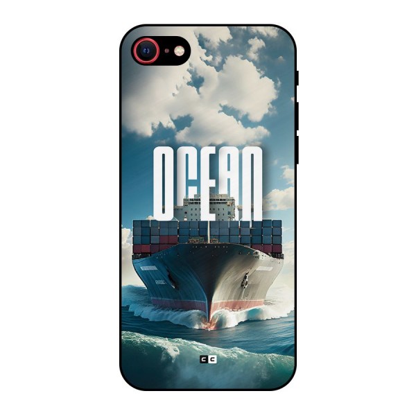 Ocean Life Metal Back Case for iPhone 8