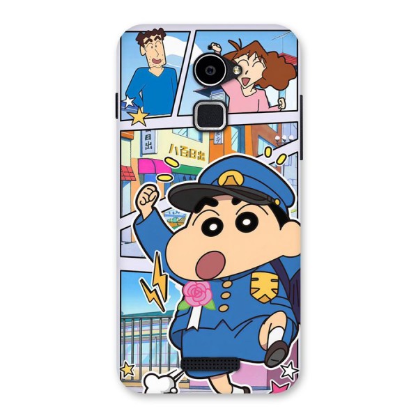 Officer Shinchan Back Case for Coolpad Note 3 Lite