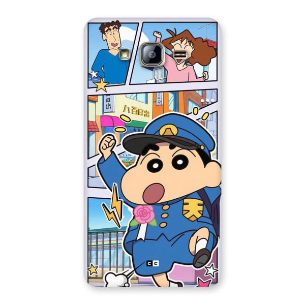 Officer Shinchan Back Case for Galaxy On5