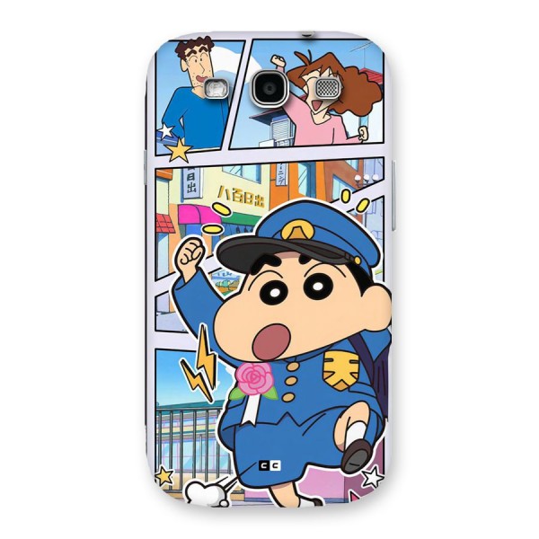 Officer Shinchan Back Case for Galaxy S3 Neo