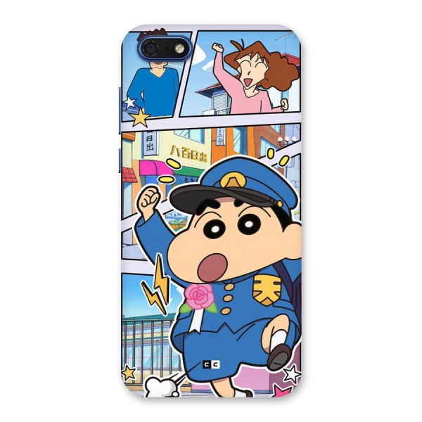 Officer Shinchan Back Case for Honor 7s