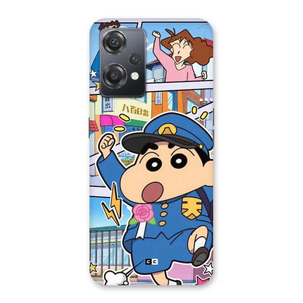 Officer Shinchan Back Case for OnePlus Nord CE 2 Lite 5G