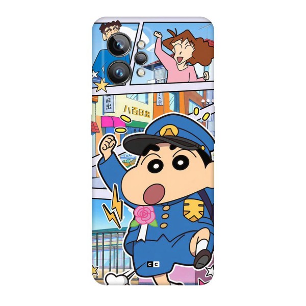 Officer Shinchan Back Case for Realme GT2 Pro