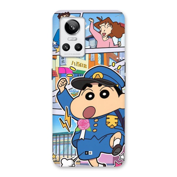 Officer Shinchan Back Case for Realme GT Neo 3