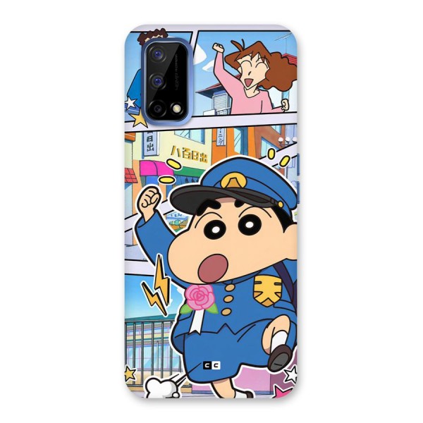 Officer Shinchan Back Case for Realme Narzo 30 Pro