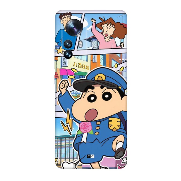 Officer Shinchan Back Case for Xiaomi 12 Pro