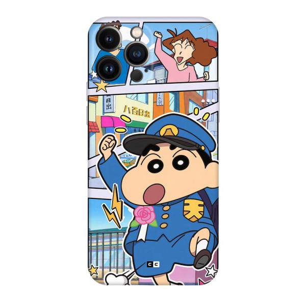 Officer Shinchan Back Case for iPhone 13 Pro Max