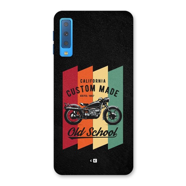 Old School Bike Back Case for Galaxy A7 (2018)