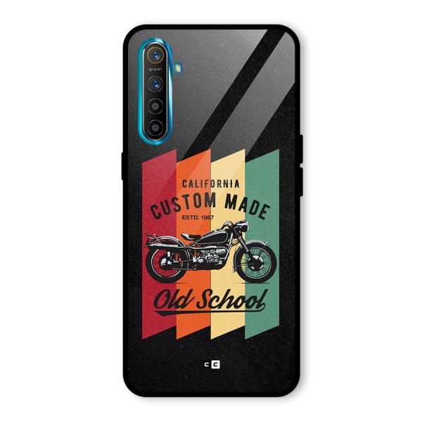 Old School Bike Glass Back Case for Realme XT