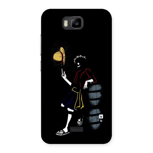 One Piece Luffy Style Back Case for Honor Bee